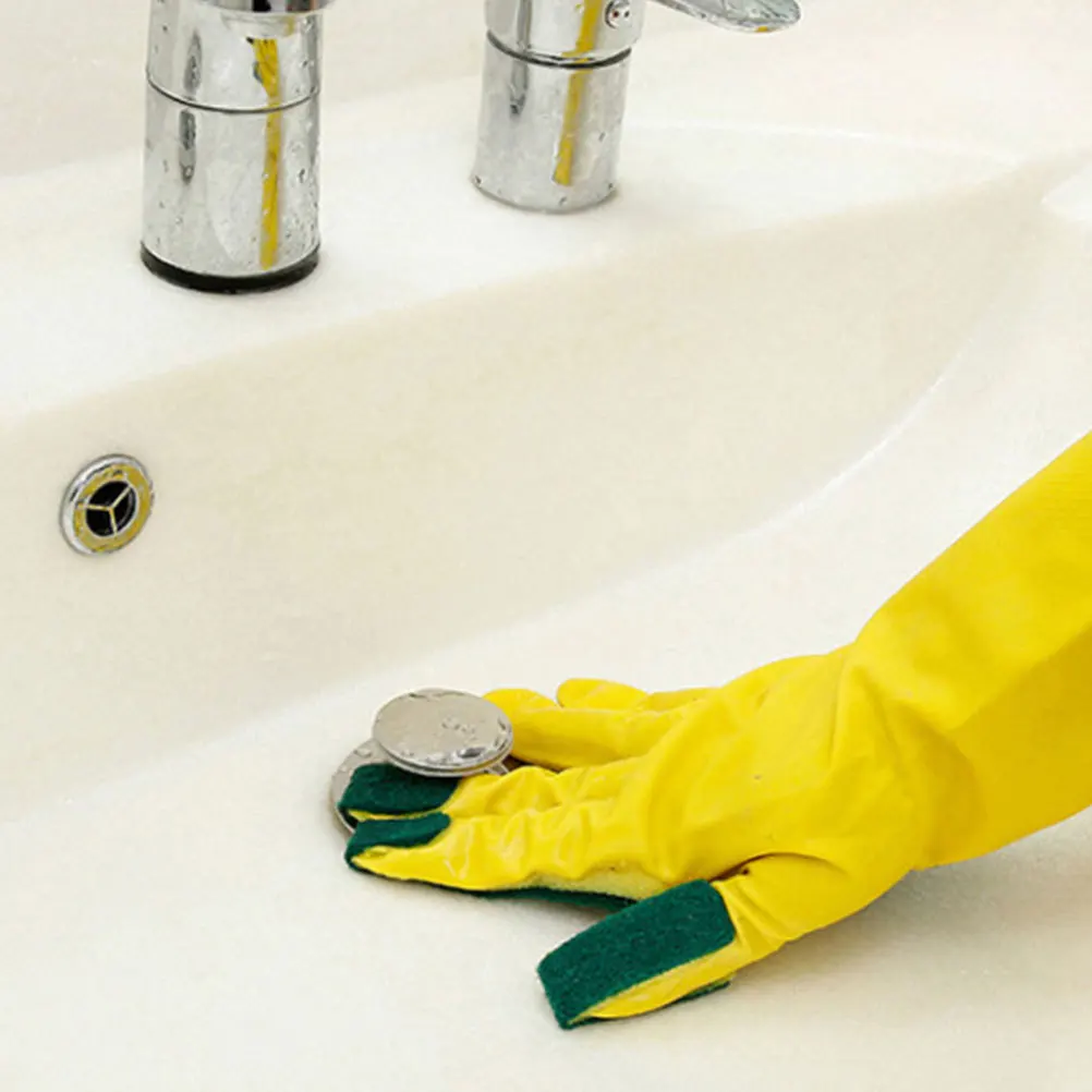

Latex Nonslip Kitchen Scrubbing Dishwashing Reusable Dishwashing Gloves Household Garden Car Wash Gloves
