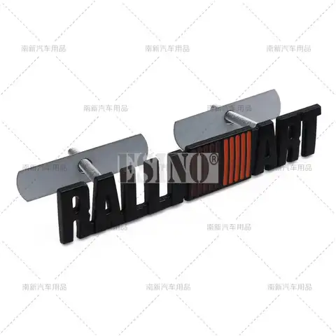 मित्सुबिशी रैलीआर्ट रैली आर्ट के लिए कार स्टाइलिंग 3डी मेटल क्रोम जिंक अलॉय प्रतीक कार फ्रंट ग्रिल बैज स्टिकर डीकल 10 best sales रैलीआर्ट - №5