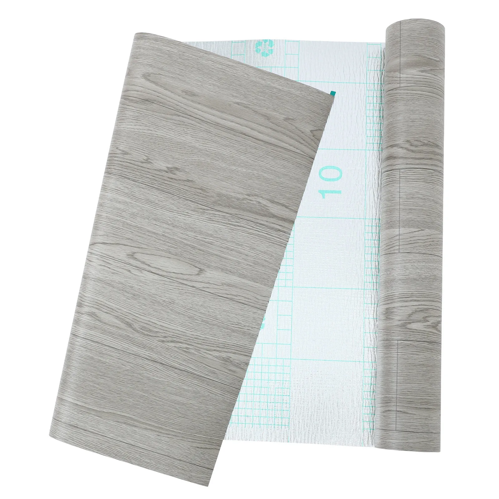 1-рулонная самоклеящаяся наклейка для пола из ПВХ, износостойкая, отслаивающаяся и наклейка для пола для домашнего офиса, супермаркета, простая установка, дерево