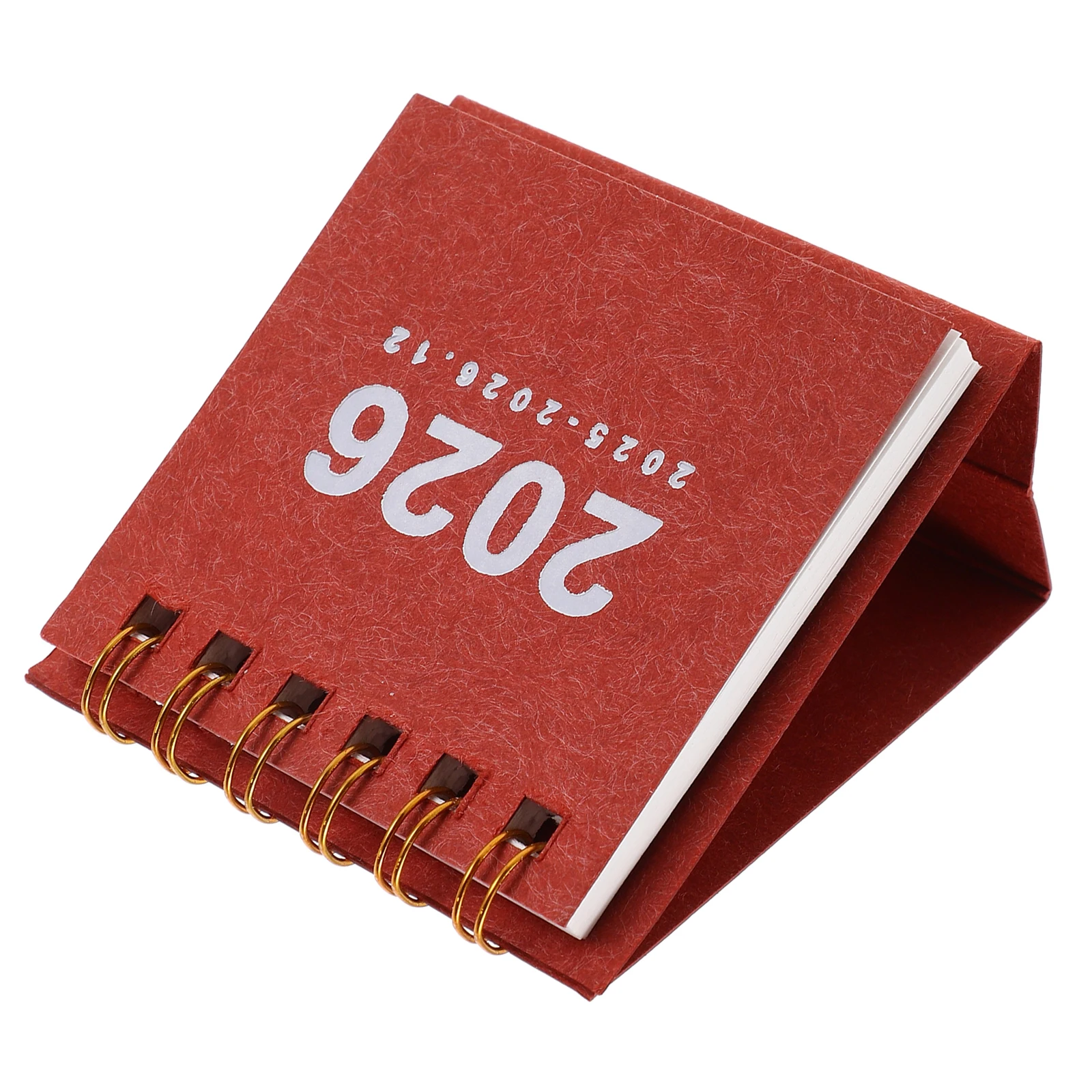 Мини-настольный календарь 2026, ежедневный график, настольная бумажная флип-палатка для офиса, стояния