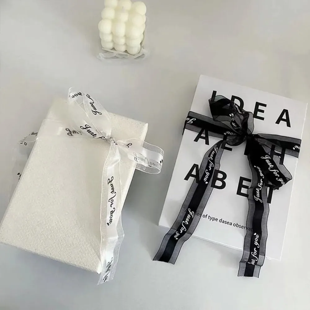 New Polyester Ribbons Flower Packaging Party Decorations Sewing Fabric Bow DIY Solid Color Gift Packaging Ribbons