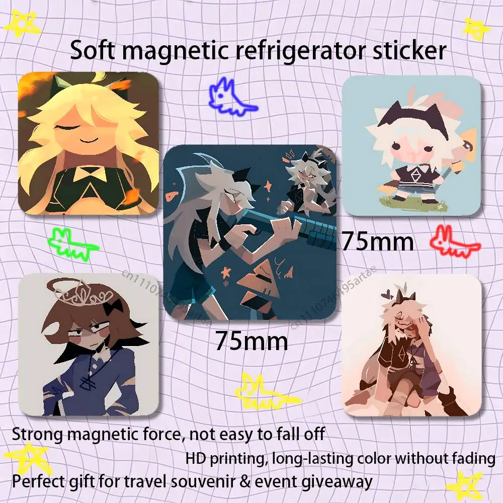 Fridge Magnetic Refrigerator Memorial Gifts Alice Oliver Katie Agetha Engel circle FPE For Kitchen Office Locker Travel Home