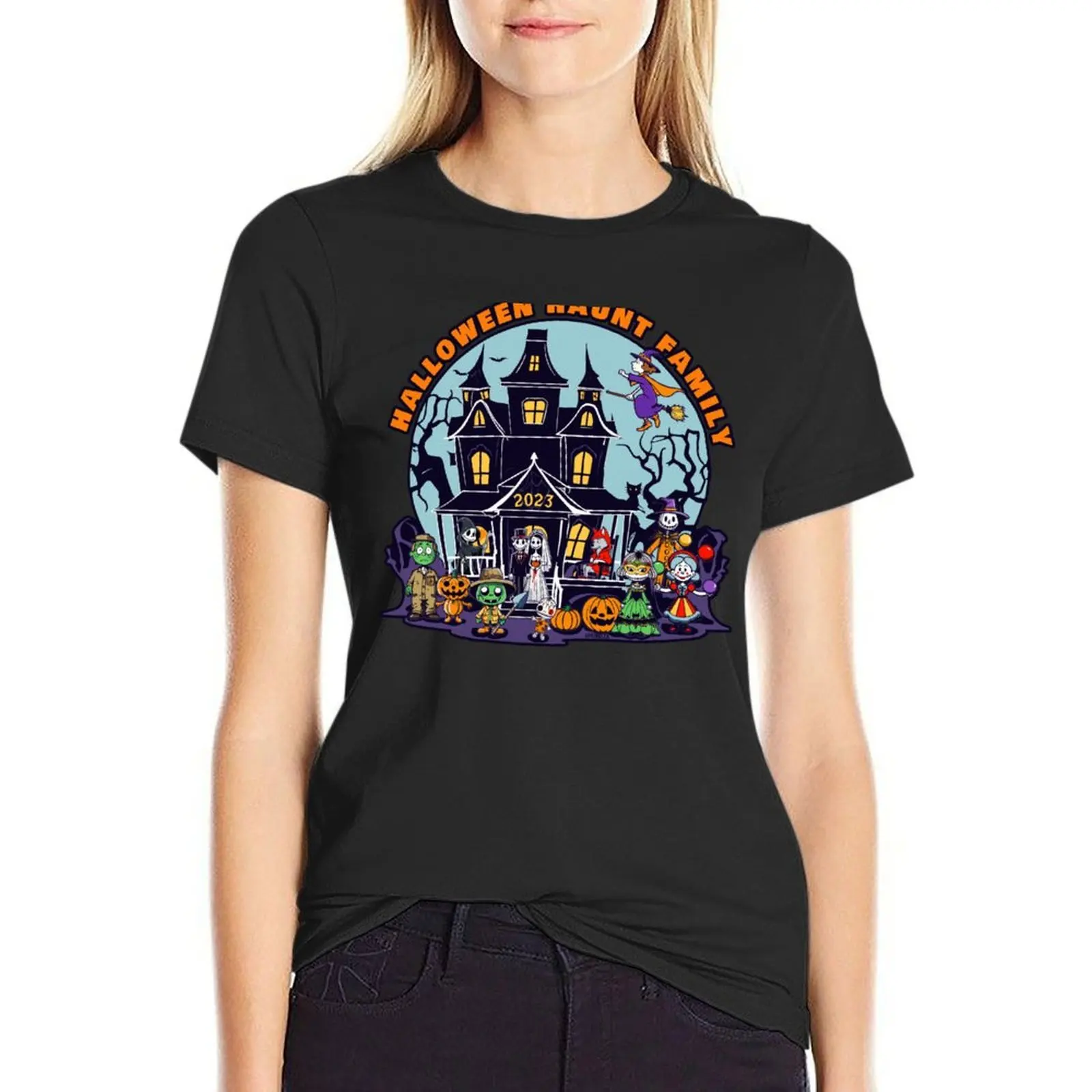 

This Halloween Haunt Family 2023 design is available exclusively for members of the official Halloween Haunt Family of S T-Shirt