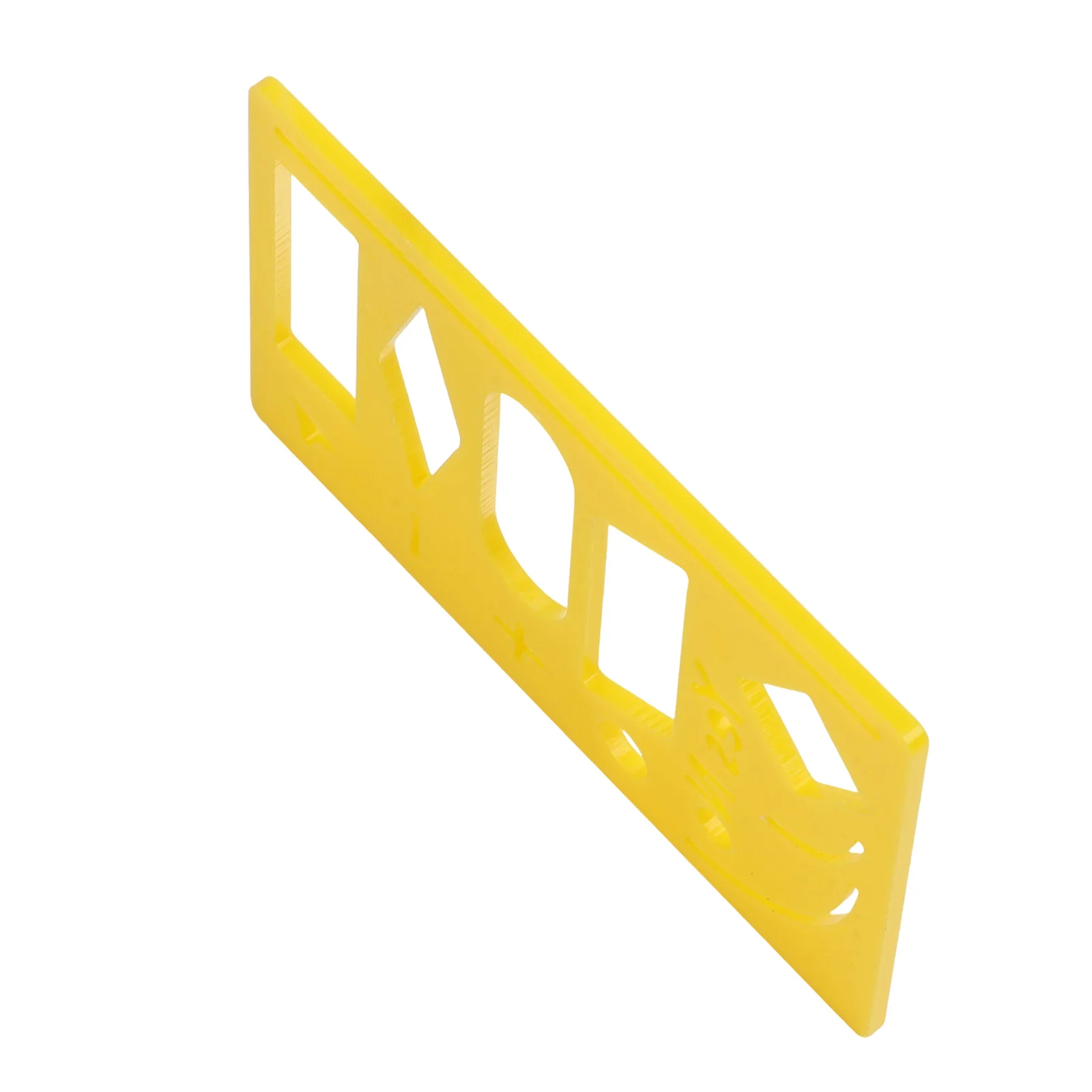 Drawing Template Ruler for Creating Flowcharts Mind Maps and Diagrams with Precision Using Plastic Stencil Tool for Office Use
