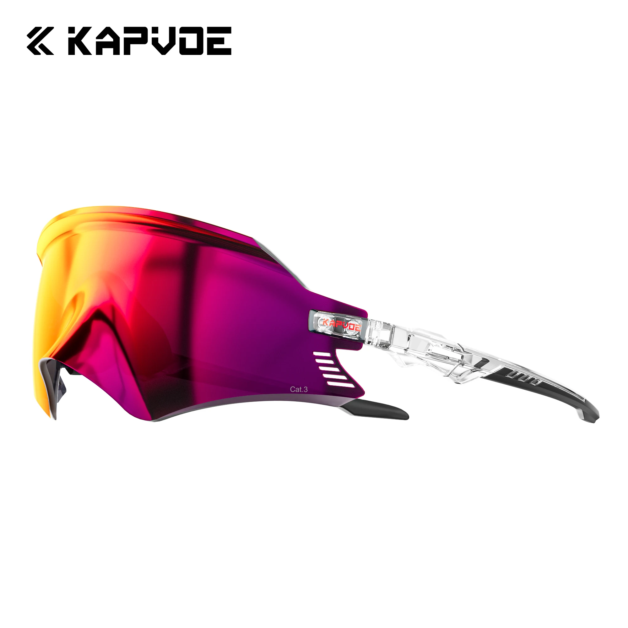 KAPVOE Radfahren Sonnenbrille Radfahren Gläser UV400 MTB Fahrrad Brillen Outdoor Sport Brille Frauen Männer Rennrad Racing Ausrüstung