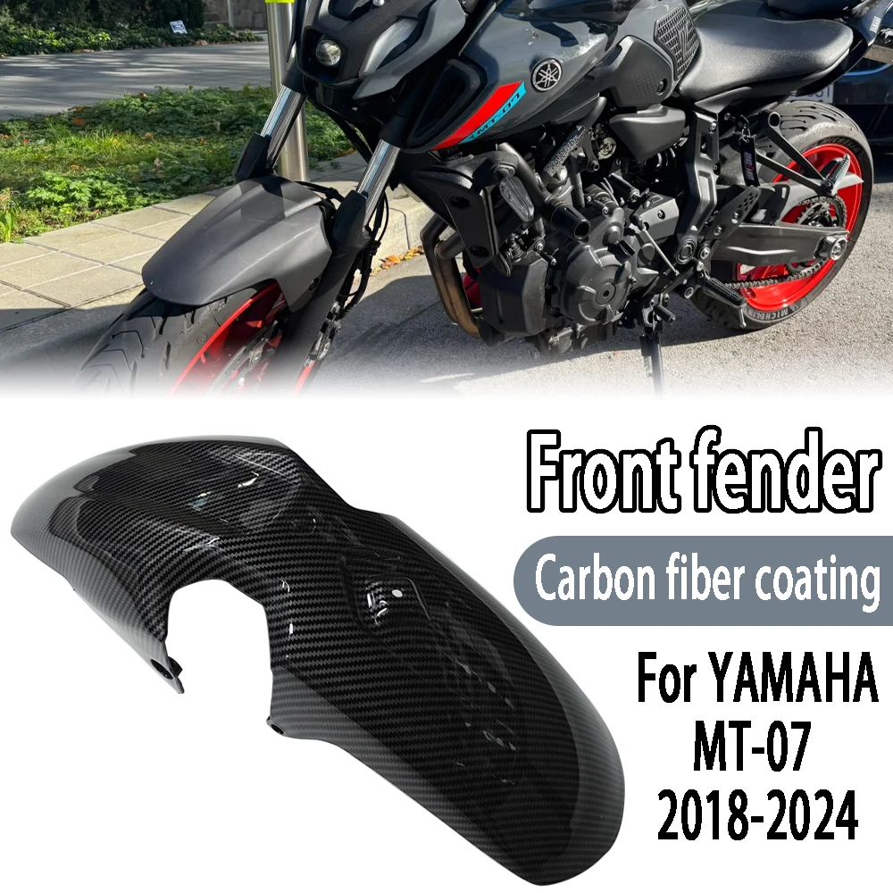 

For Yamaha MT-07 MT07 2018-2024 2020 2021 2022 2023 Front Wheel Fender Mudguard Mudflap Splash Mud Guard Cover Fit Motorcycle