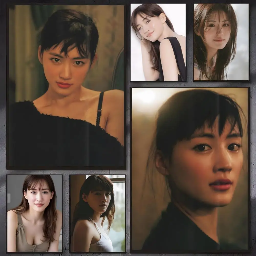 Famous actress Haruka Ayase Poster Wall Ornament Home Decor Young Decor Fans