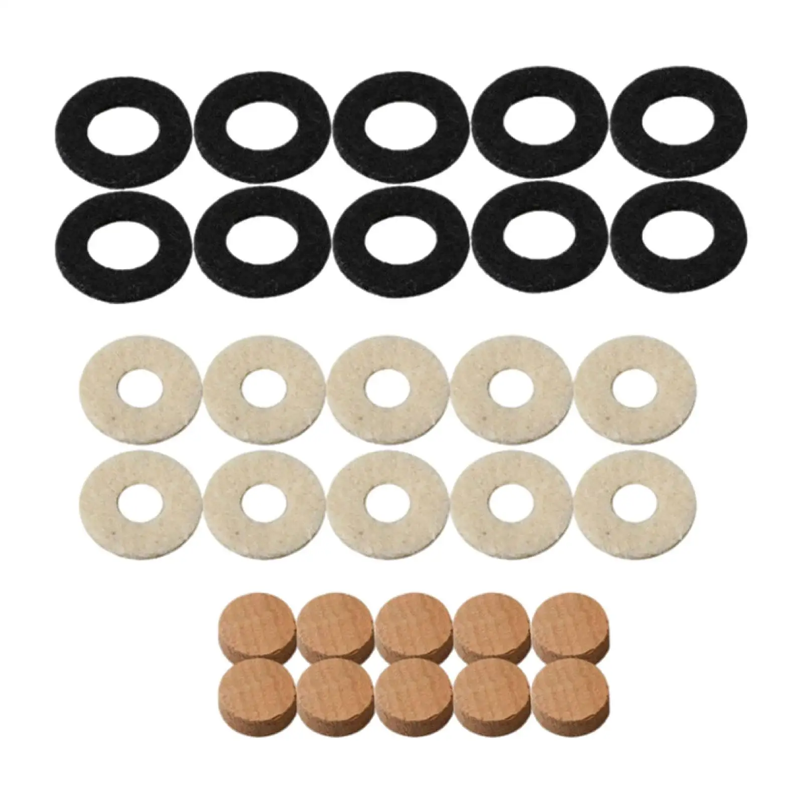 Trumpet Valve Replacement Trumpet Valve Washers Maintenance Kits Accessory Lightweight Trumpet Repair Kit for Trombone