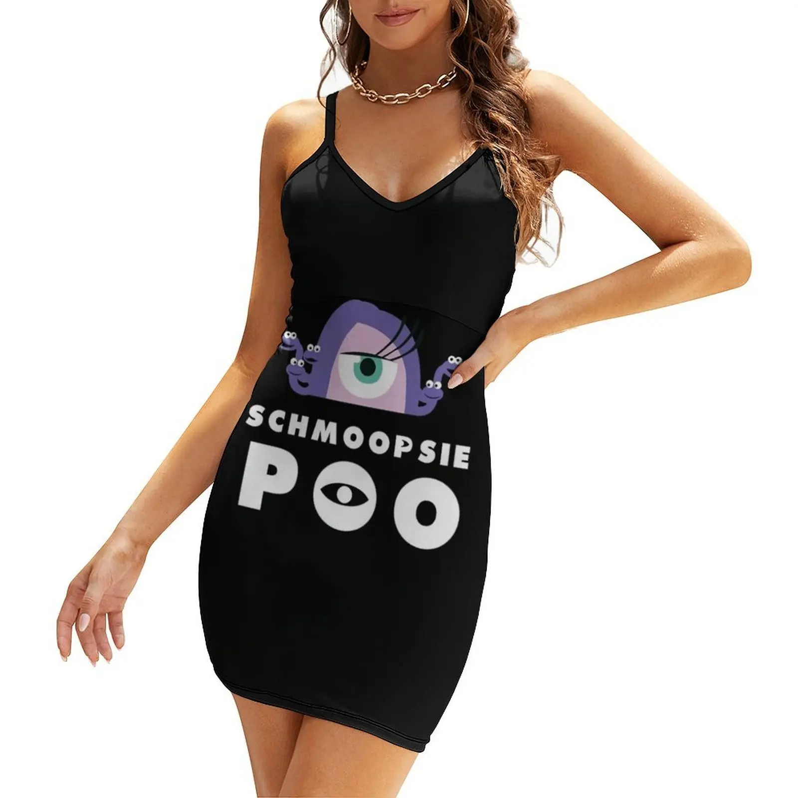 

Schmoopsie Poo Sling Dress Cocktail of dresses Summer women's clothing Summer dresses for women dresses korean style