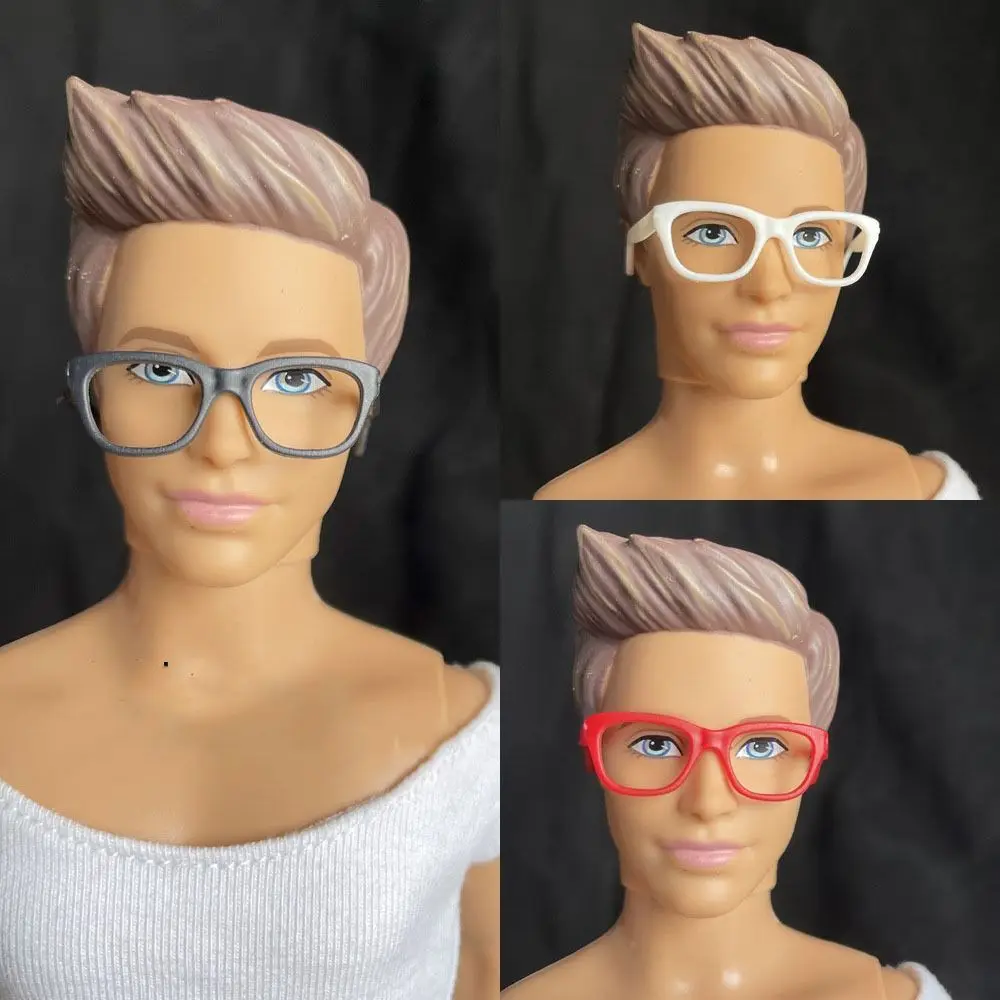 Ręcznie robione plastikowe okulary dla lalek 1/6, modne, wielokolorowe, codzienne pończochy, akcesoria DIY, mini dla lalek BJD 1/3 30/60 cm