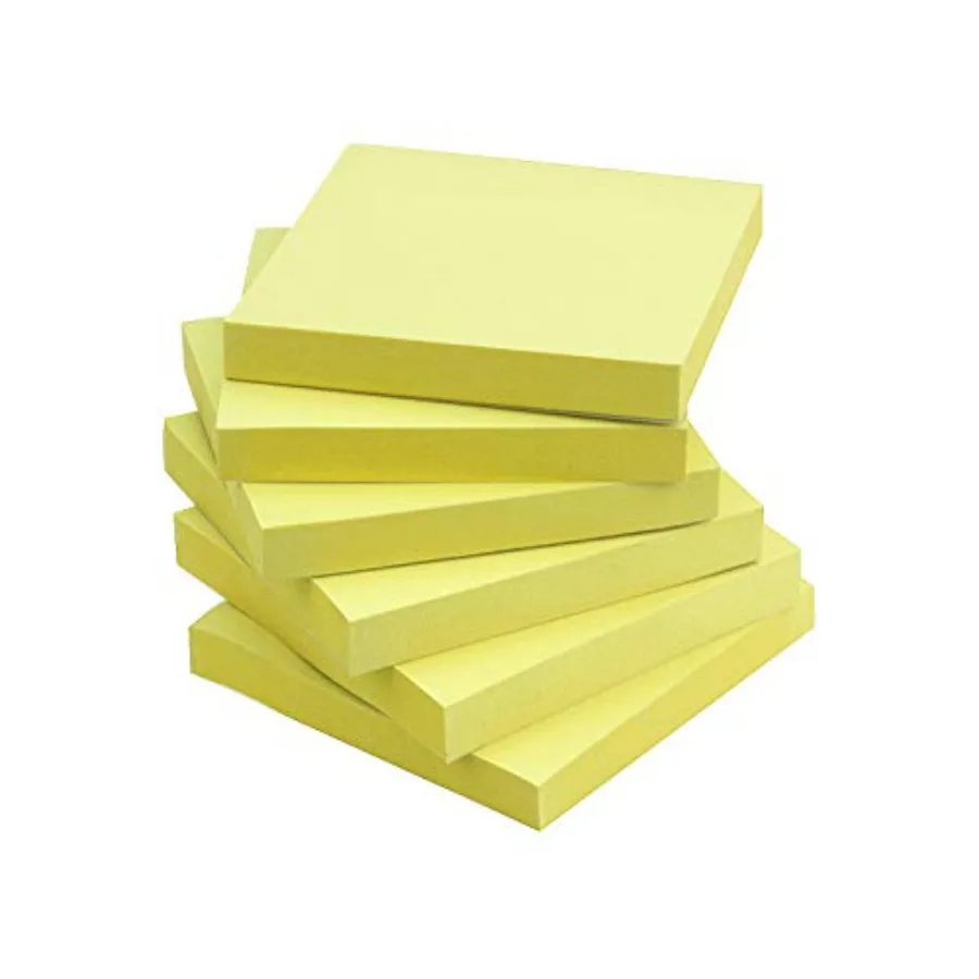 

Sticky Notes 3x3 Self-Stick Notes Color 6 Pads, 100 Sheets/Pad