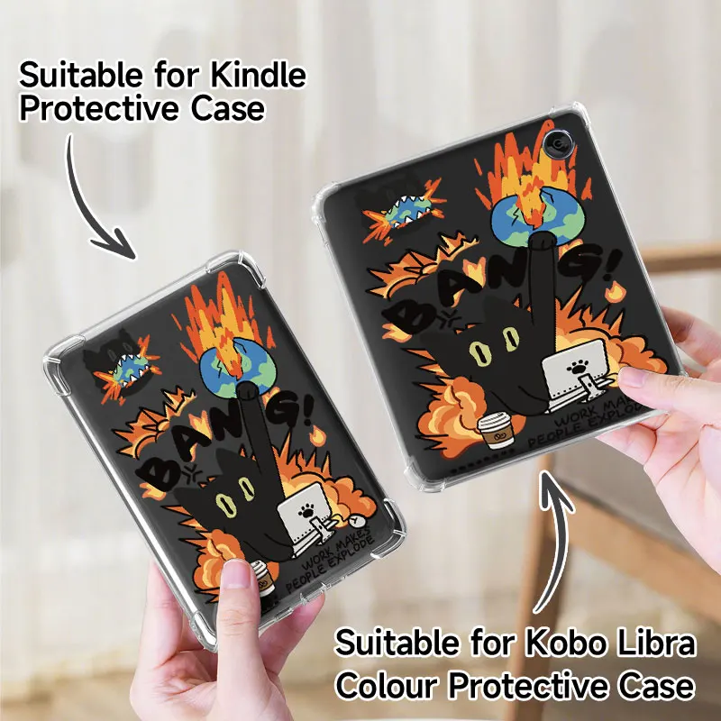 

Ultra-thin, soft,scratch-resistant,and shockproof clear case,For Kindle 10/11/12,Paperwhite5,Kobo Clara Colour/BW,Libra Colour