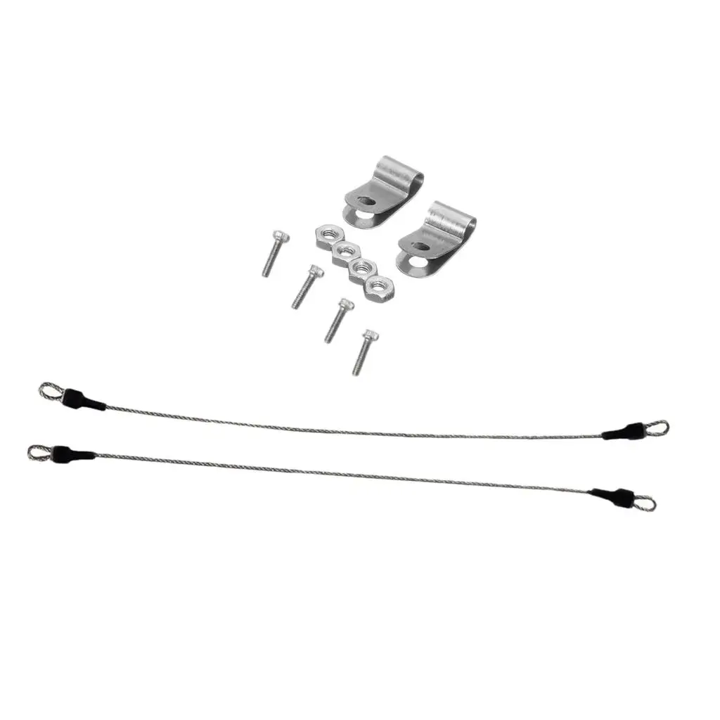 

Усиленный стальной трос для передней части кузова, аксессуар для радиоуправляемых машин 1/10, грузовиков, краулеров, запчасти для самостоятельной сборки, совместимые модели