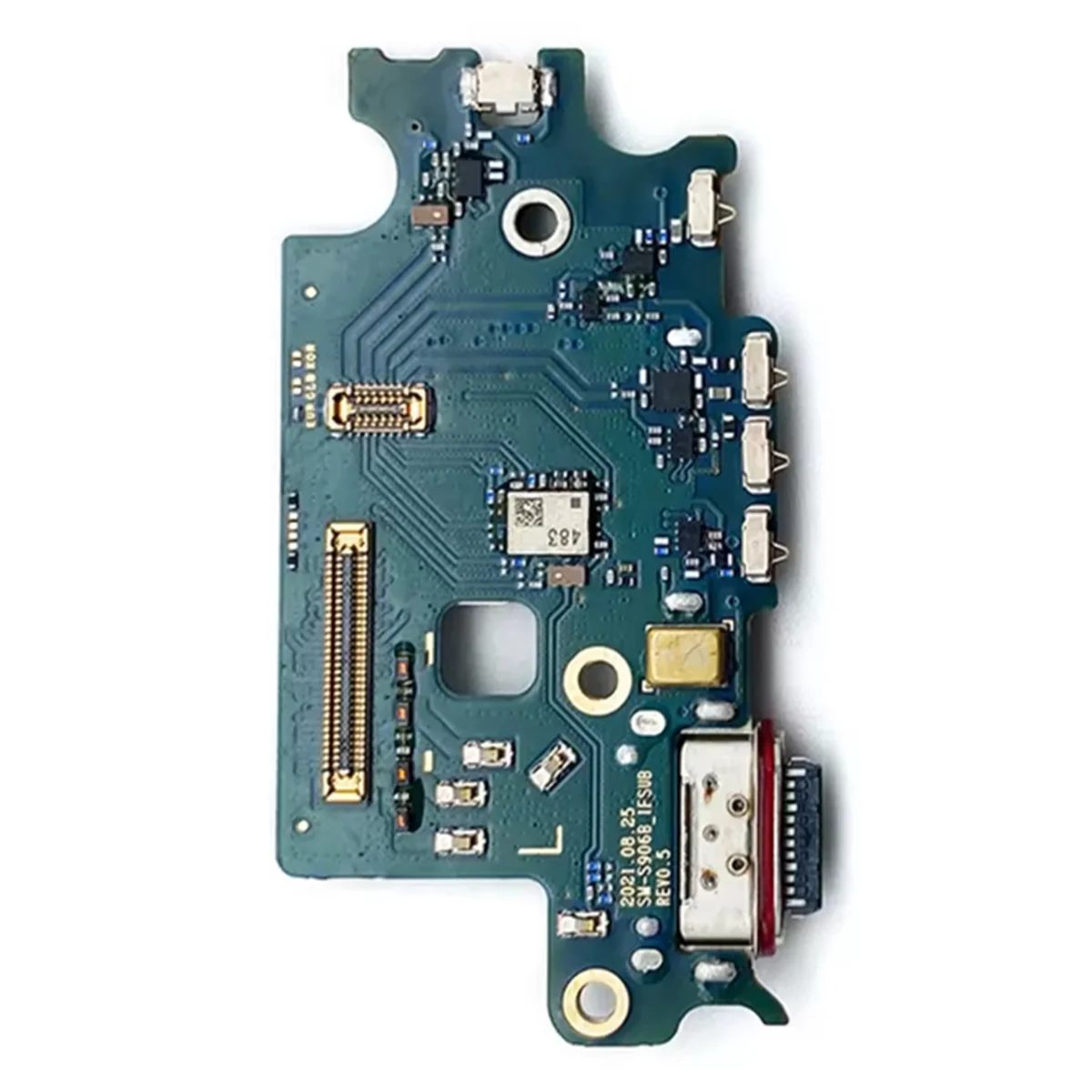 لوحة منفذ شحن 3C جديدة لـ S22 Plus Ultra S906 USB موصل شحن كابل إصدار الاتحاد الأوروبي