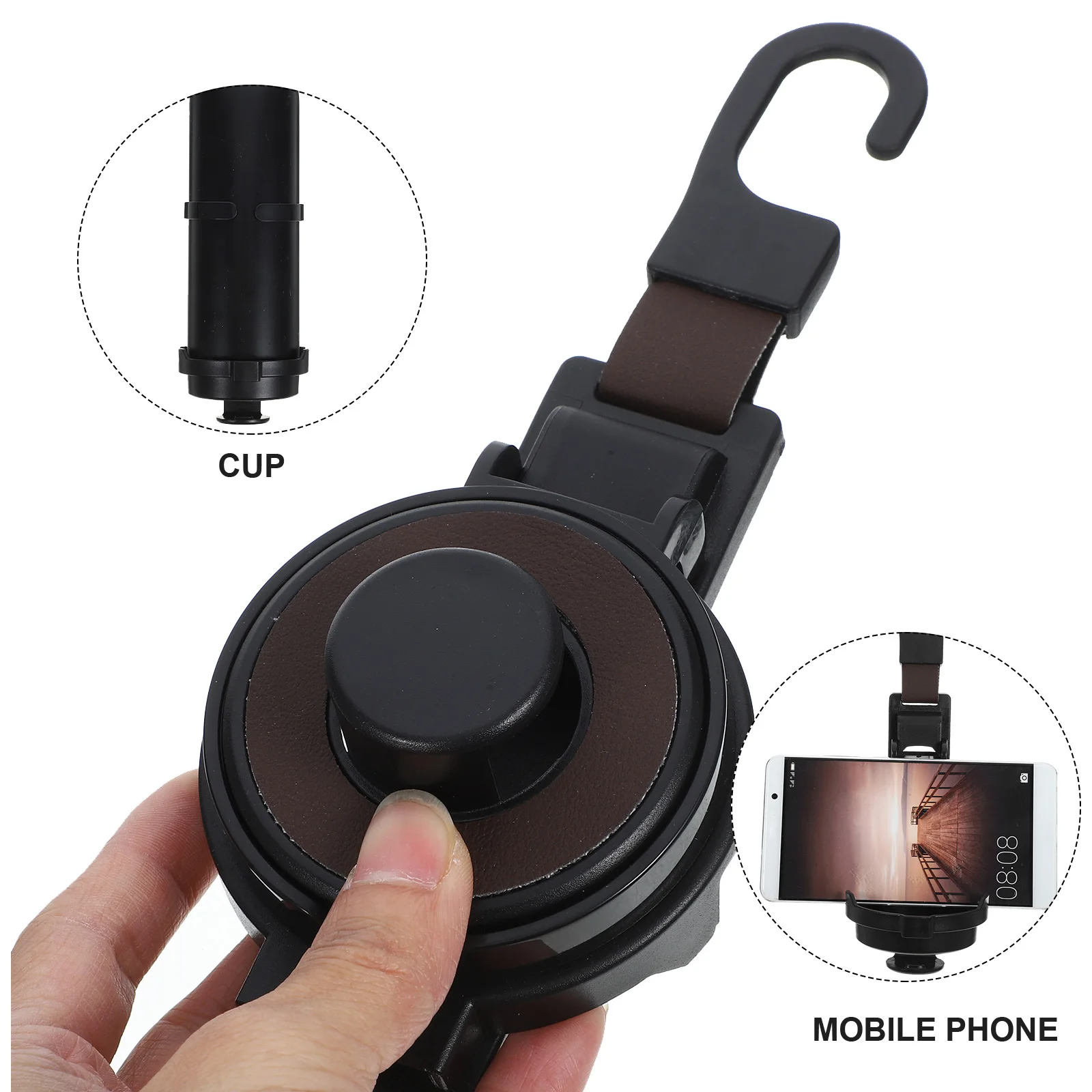 

Car Cup Holder Holders for Hook Auto Hanger inside The Seatback Storage Headrest Hangers