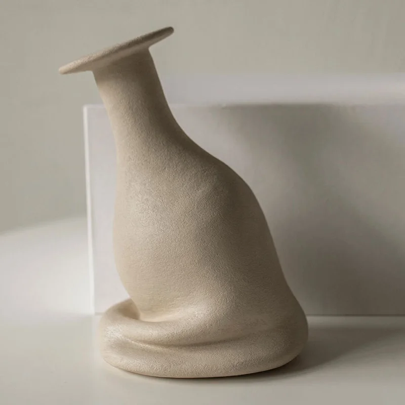 

Wabi-Sabi Vases Modern Flower Vases Creative Flower Bottle Luxury Living Room Flowerpots Home Decoration Table Accessories