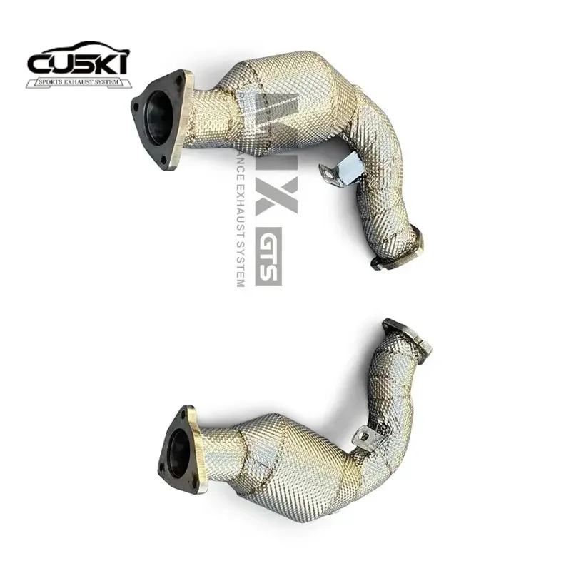 High Flow Automotive Exhaust Modification Parts--exhaust downpipe For 2012-2017 Audi A7 3.0T car exhaust duct