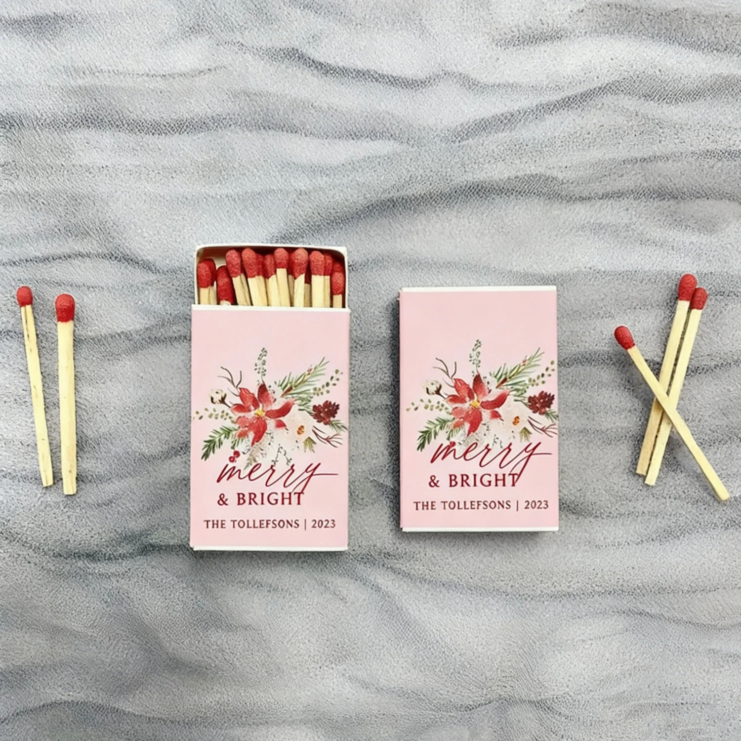 

Элегантные свадебные коробочки для спичек на заказ, персонализированные безопасные спичечные коробки, винтажный декор для свадеб и юбилеев