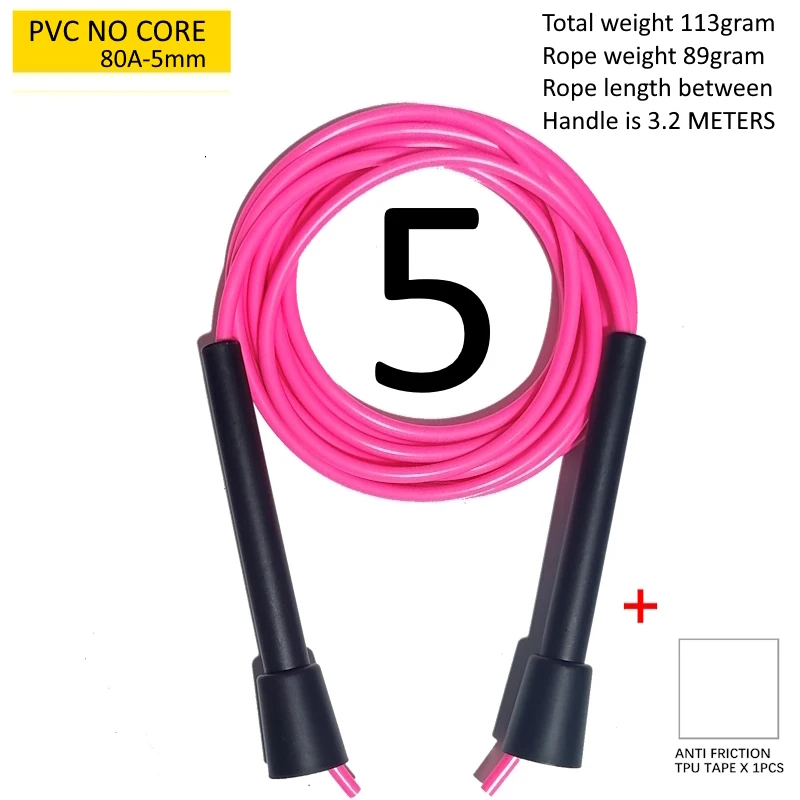 NEVERTOOLATE RA handle 5mm diameter jump skipping rope fitness Rush Athletics same shape longer rope cord good