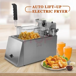 ITOP Automatic Lift-up Fryer Capacity 8L Electric Power 2.8KW Commerical Efficient Fryer Timer 30 min