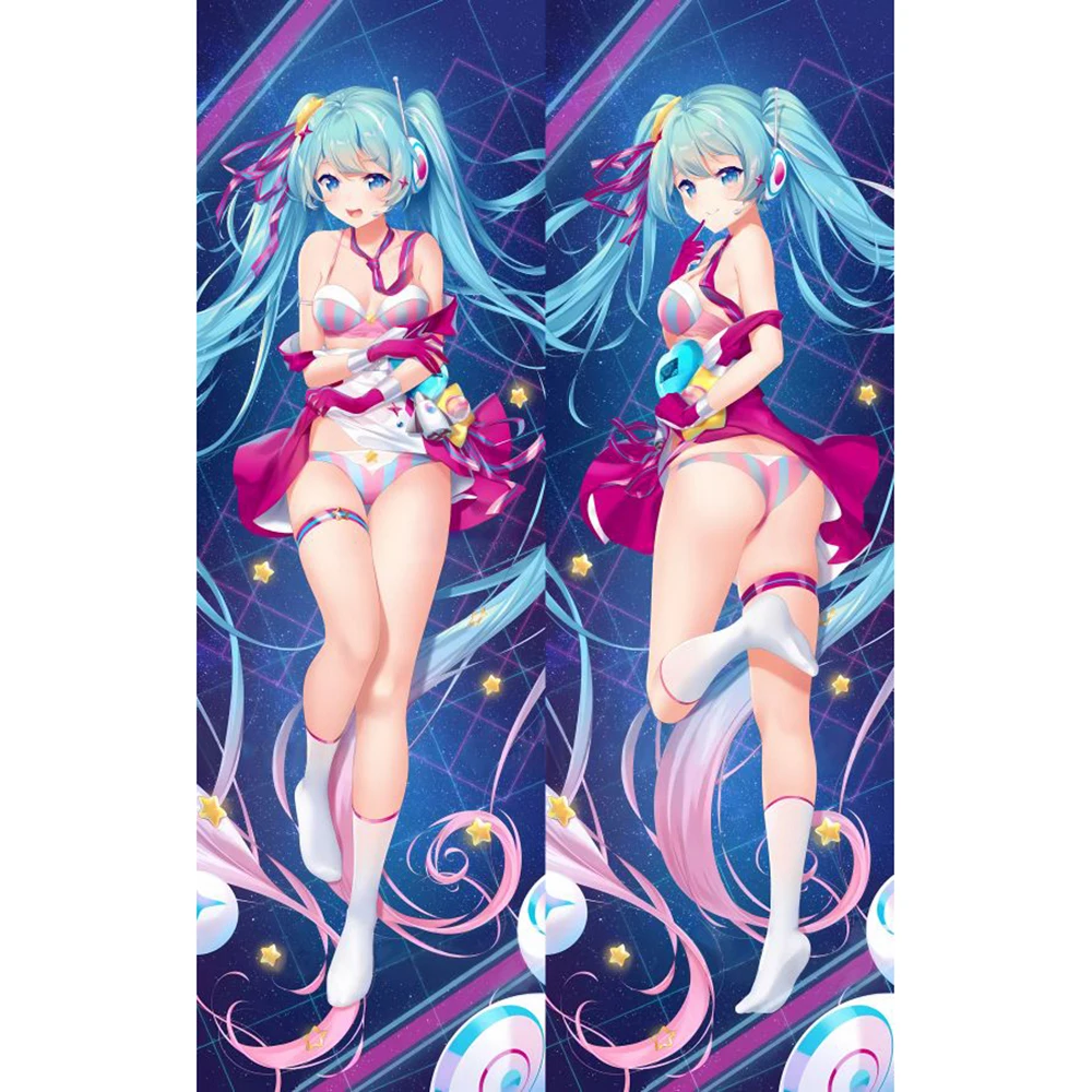 Dakimakura Anime Otaku Waifu Decor VOCALOID Hugging Body Pillow Case Cushion Pillows Cover Two-side Printed