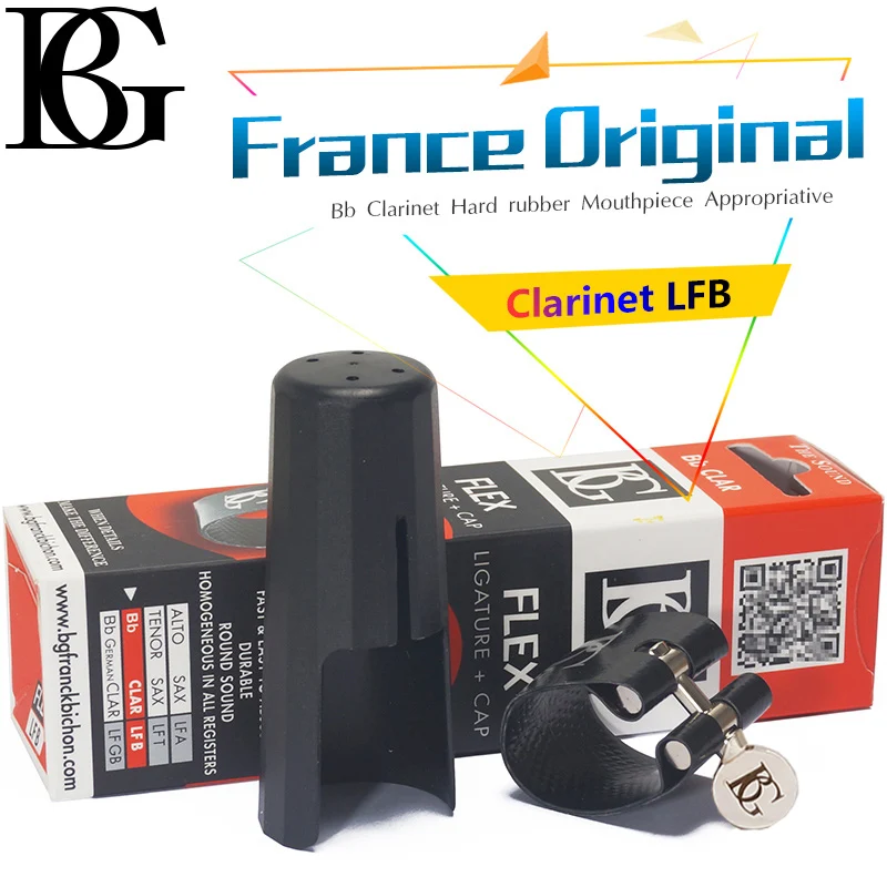 France BG Original Eb ALTO Bb Tenor Saxophone  Clarinet Hard rubber Mouthpiece  ligature and cap LFA LFT LFB