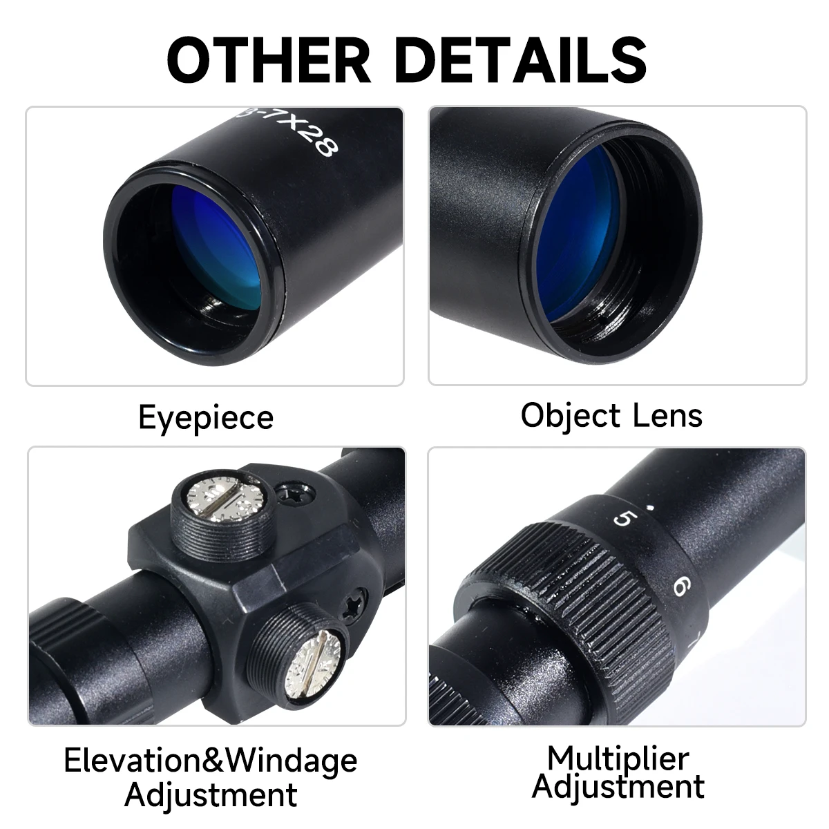 الصيد Riflescope 4x20/4x28/3-7x20/3-7x28 Crosshair البصريات البصر بندقية نطاق الادسنس بندقية الصيد نطاق ل 11 مللي متر تتوافق السكك الحديدية