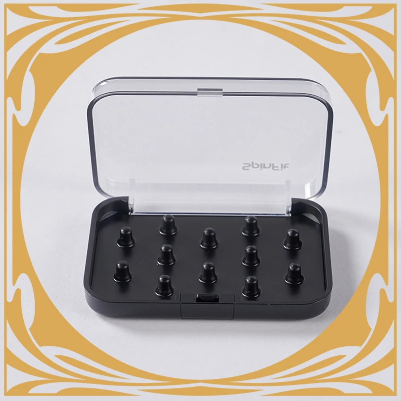 SpinFit Tip Pod Подходит для различных коробок для хранения вещей, сумок для хранения и наборов белого и черного цвета. Подарки.