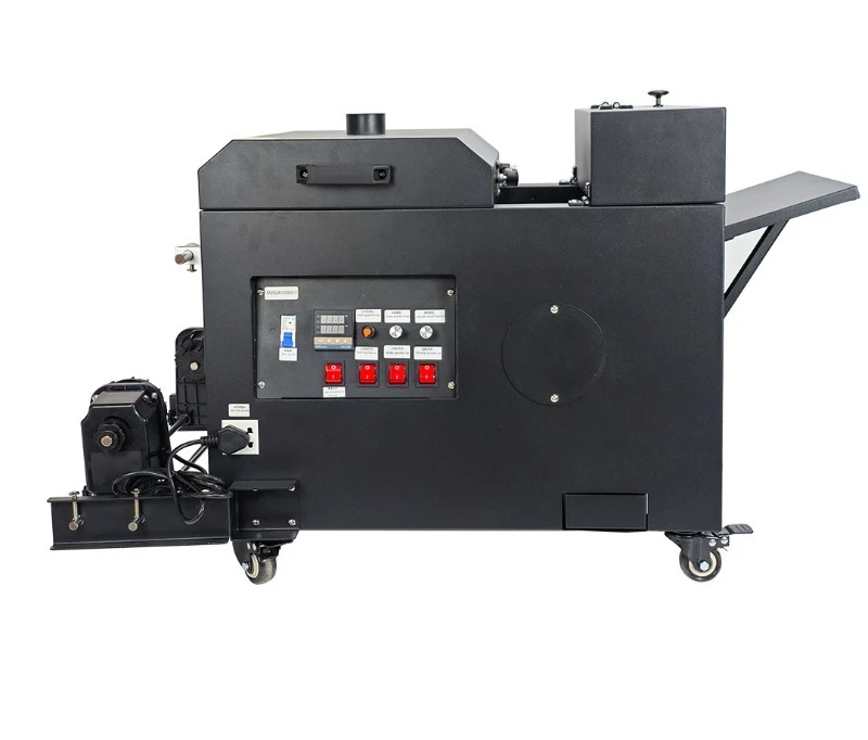 A3 heat transfer horizontal automatic powder shaking machine