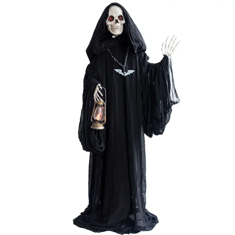 Halloween New Large and Medium Standing Ornament Haunted House Secret Room Witch Death Demon Zombie Pumpkin Monster Ornament