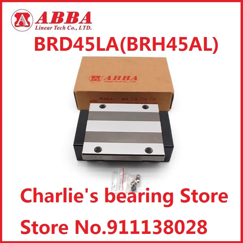 

1pc 100% brand new original genuine Taiwan ABBA linear guide bearing slide block BRD45LA(BRH45AL)