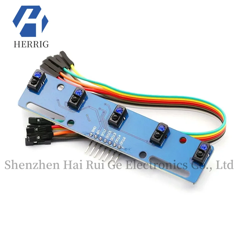 

1PCS 5-way tracking sensor, 5-way tracking sensor, TCRT5000L tracking module, infrared sensor