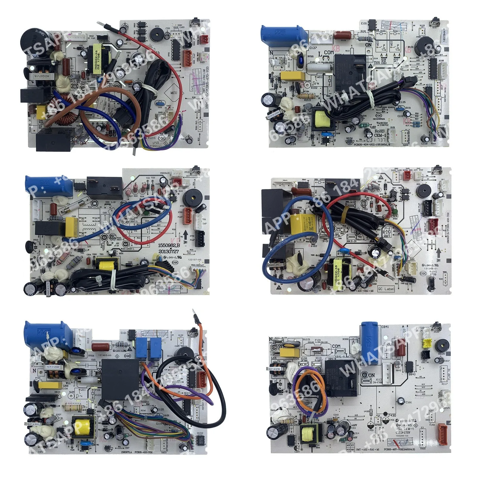 Placa de circuito principal del aire acondicionado Hisense 1550982.B PCB05-404-V02 PCB05-410-V02 PCB05-404-V02 PCB05-458-V02 PCB05-470-V02