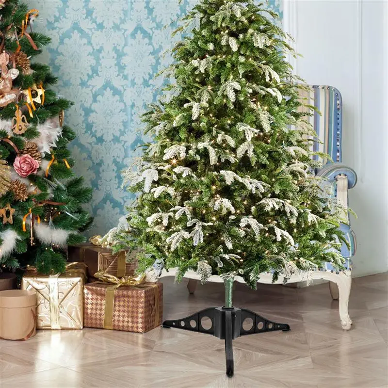 Christmas Tree Stand Base Support Artificial Christmas Decoration Detachable Green Xmas Tree Holder Holiday Party Decoration