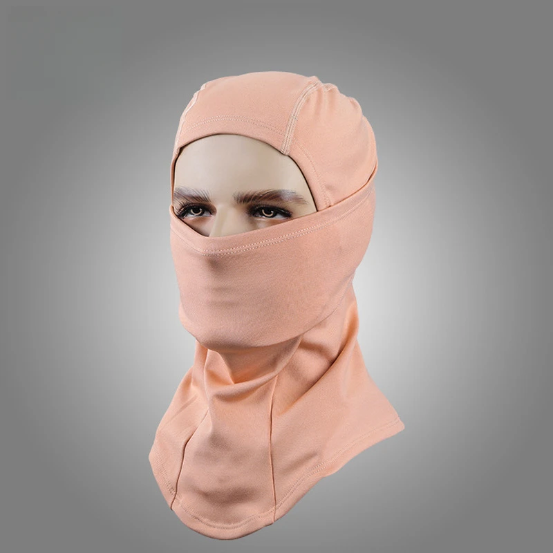 الشتاء التزلج حماية الوجه الدافئة القبعات الرجال خوذة بطانة بالاكلافا يندبروف Coldproof الصوف قناع ركوب الدراجات #4