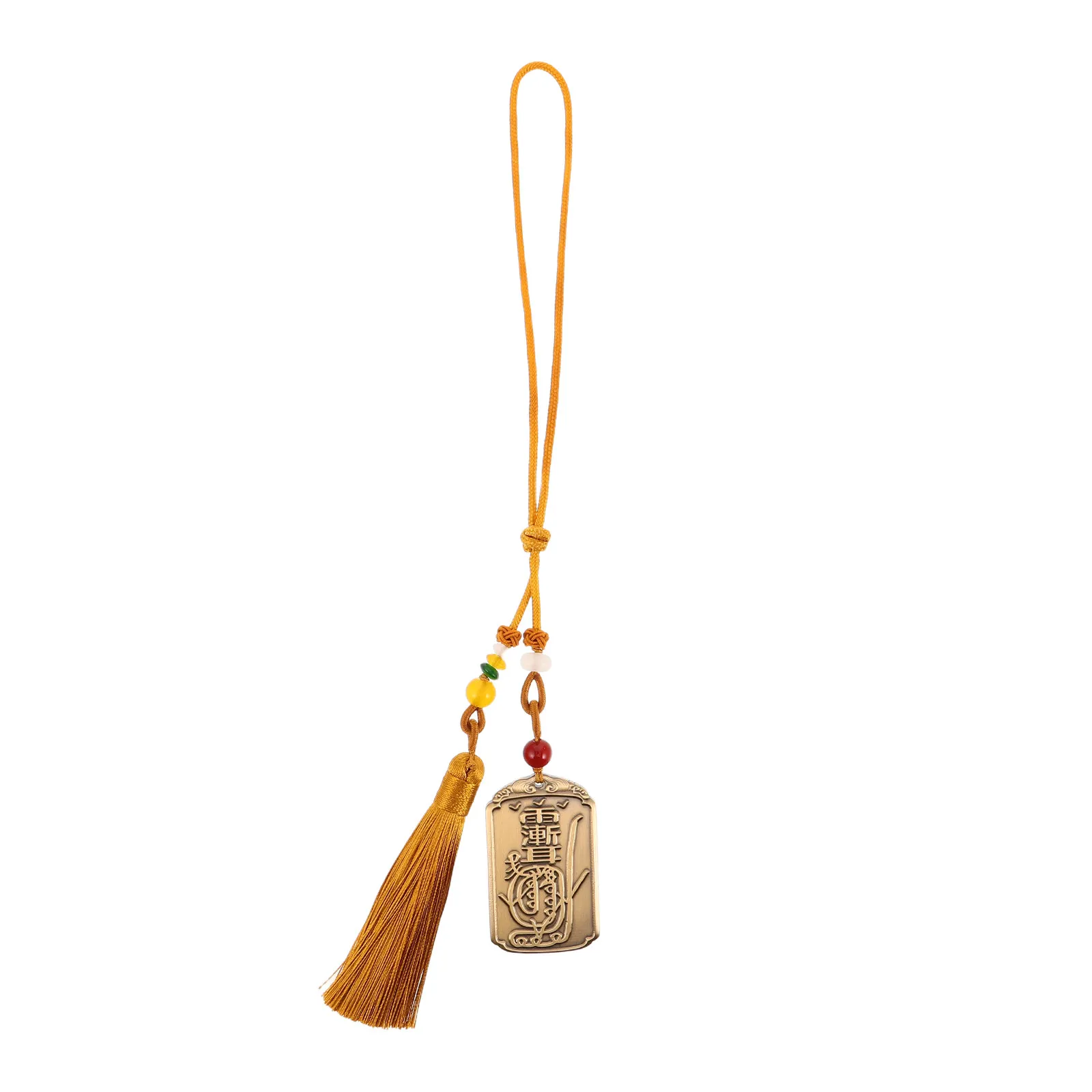 

Zi Wei Jin Guang Traditional Chinese Feng Shui Pendant for Car Interior Lucky Charm Rearview Mirror Amulet Home Decoration