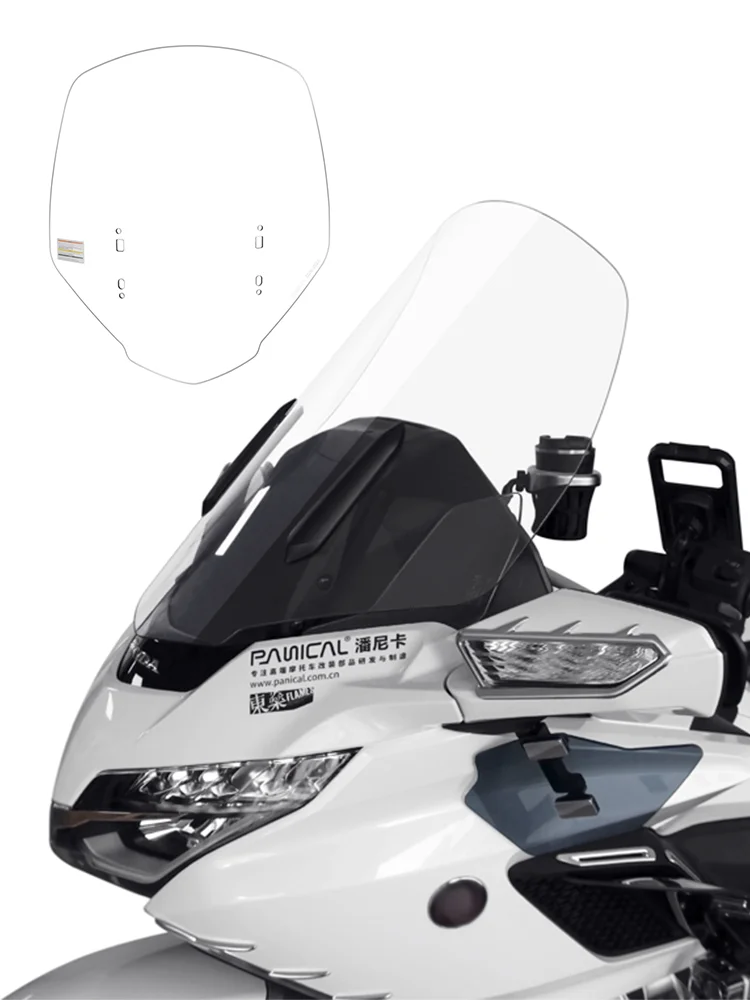 panical for Honda GoldWing GL1800 F6B 2018-2025 Heightened Hardened Windshield PC Deflector Windshield Motorcycle Accessories