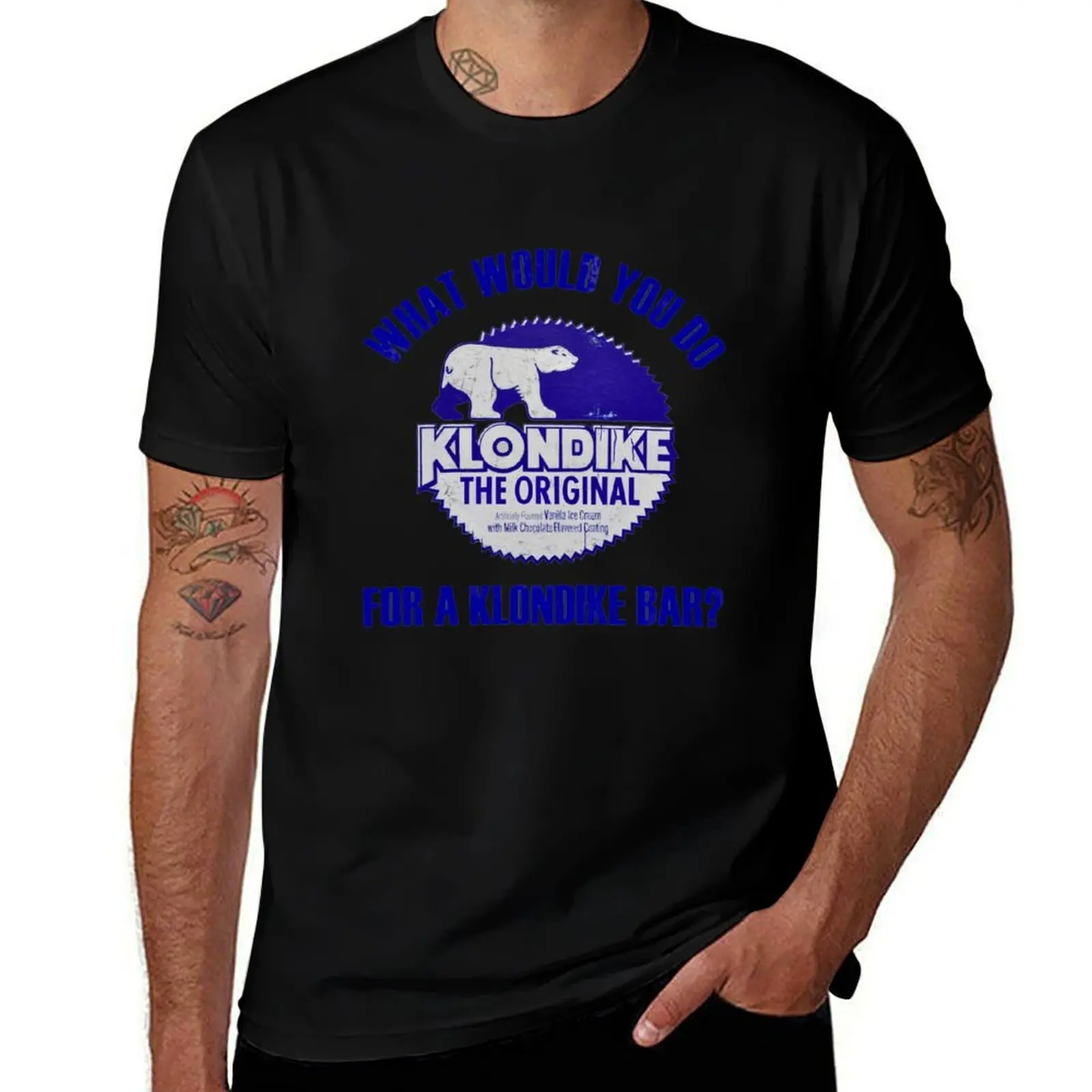 

What Would You Do for A Klondike Bar T-Shirt Big and Tall Basic Tee Shirt