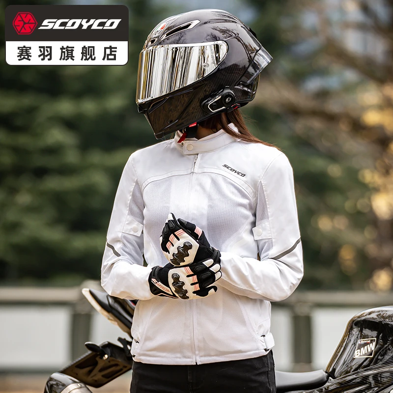 

Scoyco Motorcycle Jacket Forwomen Summer Mesh Breathable Machine Racing Suit Slim-fit Anti-fall Wear-resistant Off-road Jacket