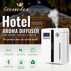 Difusor de aroma de óleo essencial, distribuidor de cheiro, ambientador doméstico, hotel, escritório, 2024, mais difusor de fragrância, controle bluetooth