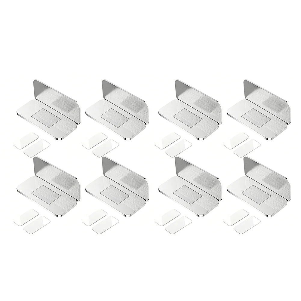 Stainless Steel Magnetic Cabinet Door Lock 8 Pack for Securing Kitchen Cabinets Bathroom Cabinets Wardrobes and Shelves