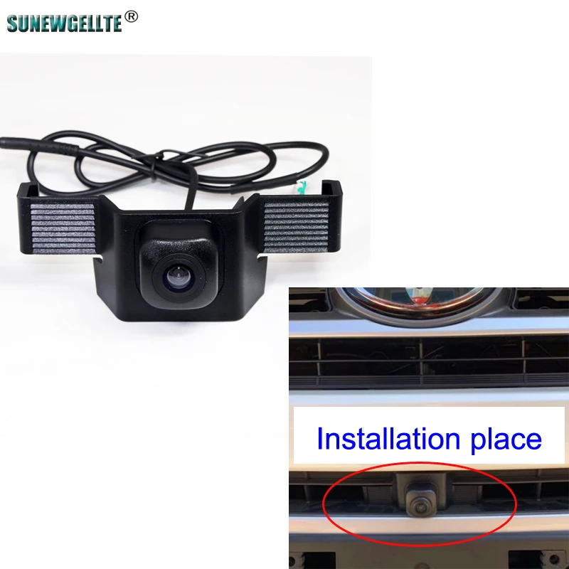 

CCD HD Car front view camera for Toyota Highlander Car Frontview Vehicle Camera Night Vision Waterproof Parking Kit