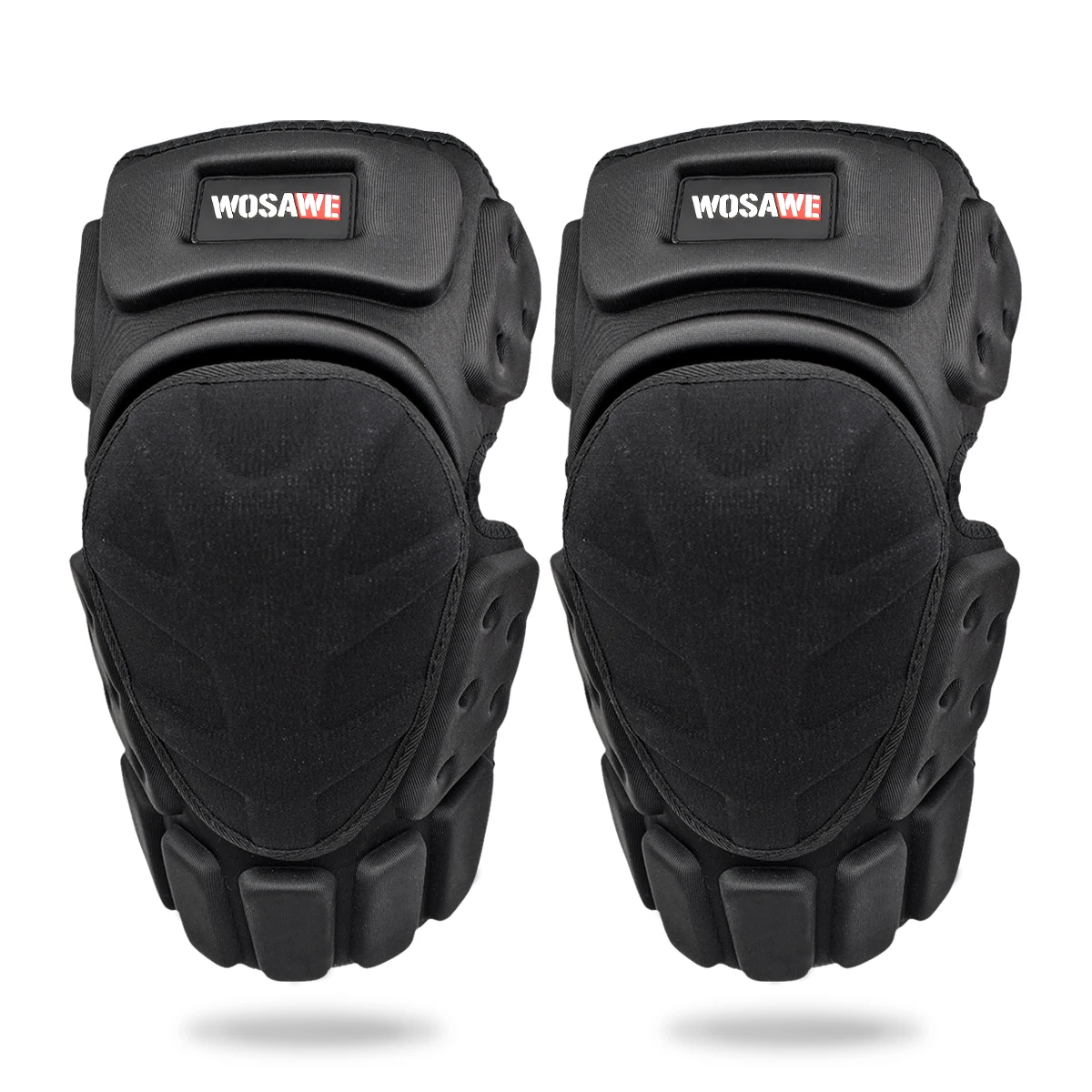 WOSAWE Adjustable Knee Protector Motorcycle Motocross Tactical Sport Riding Cycling Skating Ski Knee Pads Kneepad Brace Support