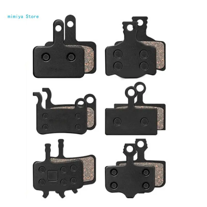 pipi 10Pair Bicycles Disc Brake Pad Replacement SemiMetallic Bicycles Disc Brake Pad for Cyclings Mountain Road Bikes