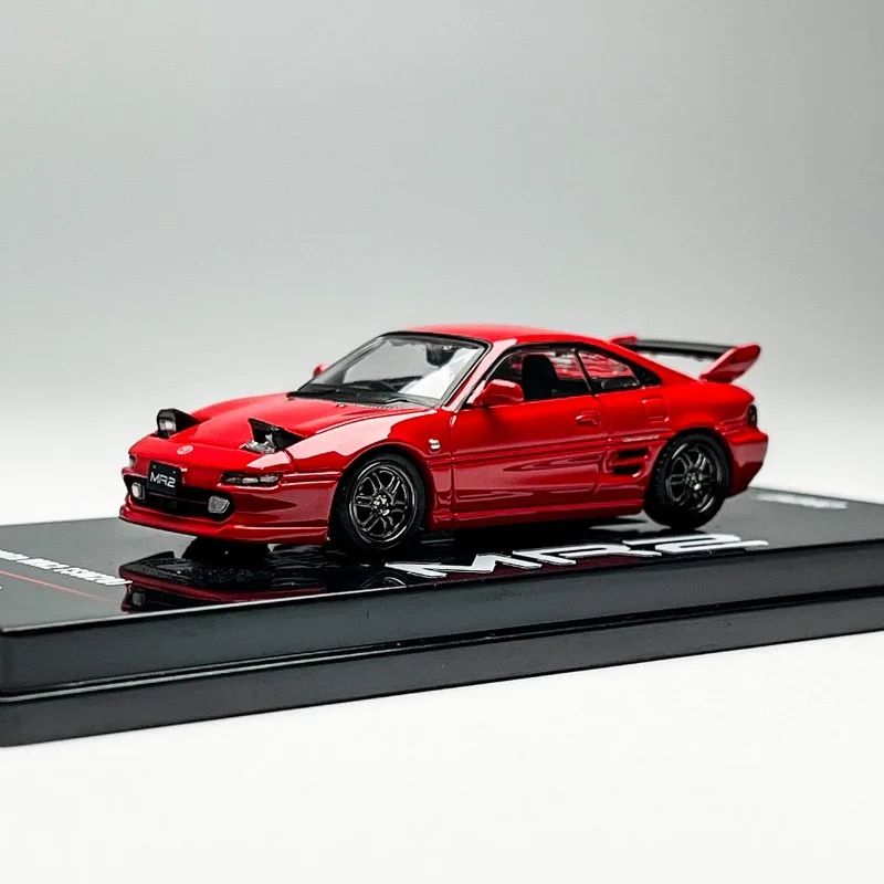 INNO 1:64 TOYOTA MR2 SW20 إصدار خفيف قابل للطي نموذج سيارة مصنوع من خليط معدني، لعبة للأولاد، هدية للأطفال، زخرفة مجموعة الكبار.