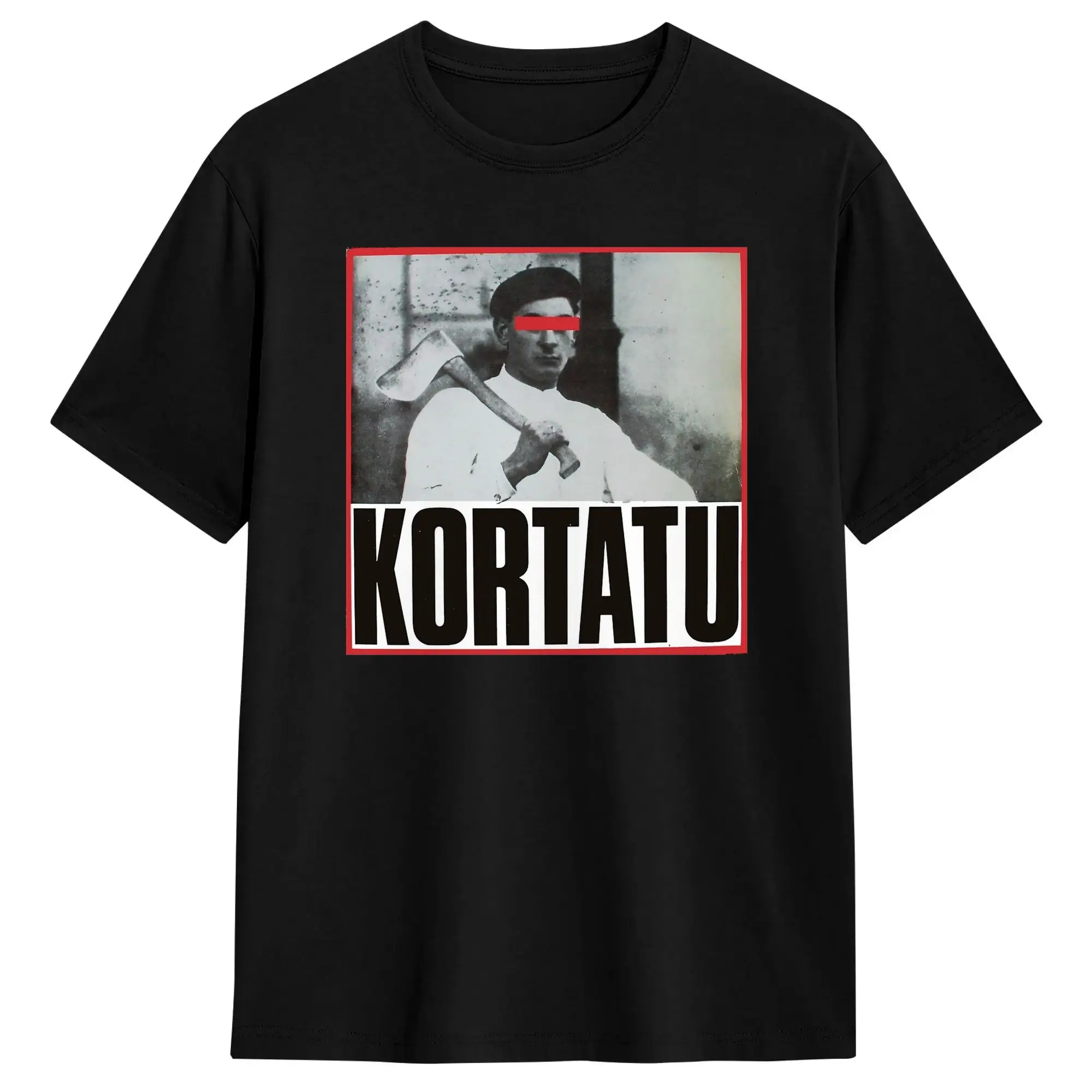 Band Kortatu Event Men's T Shirts  Novelty Tees Short Sleeve Round Collar T-Shirt Pure Cotton Classic Tops