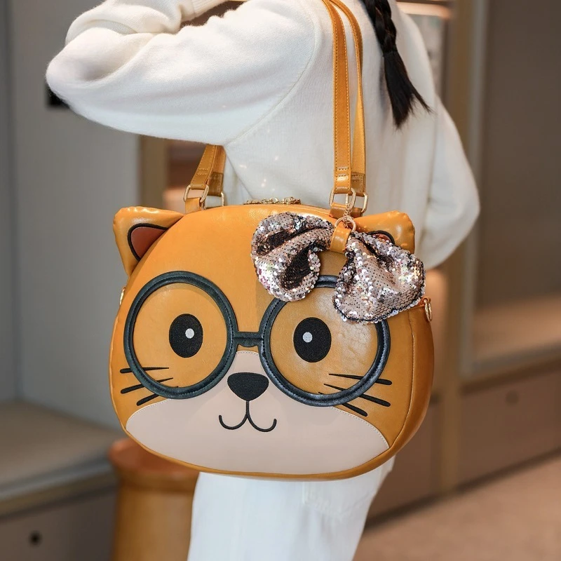 

2025 New Cute Cartoon Style Women's Tote Bag Lightweight and Versatile Suitable for Daily Leisure Multifunctional Crossbody Bag
