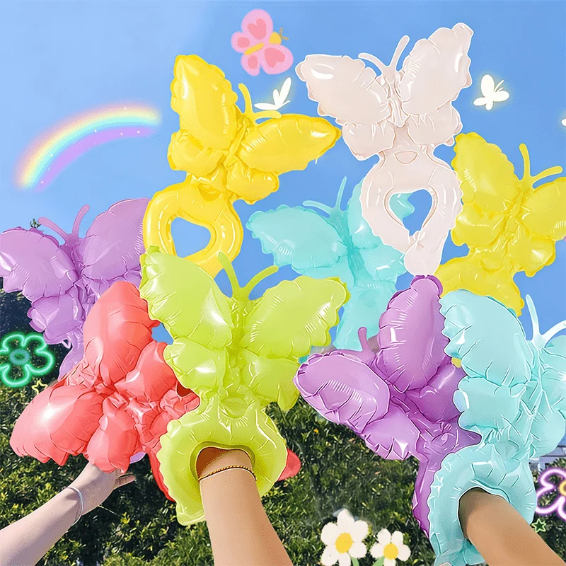 30 Stück Schmetterling-Handgelenk-Folienballons Cartoon-Ballons Kindergeburtstag-Party-Deko Fotorequisiten Festival-Feier-Zubehör