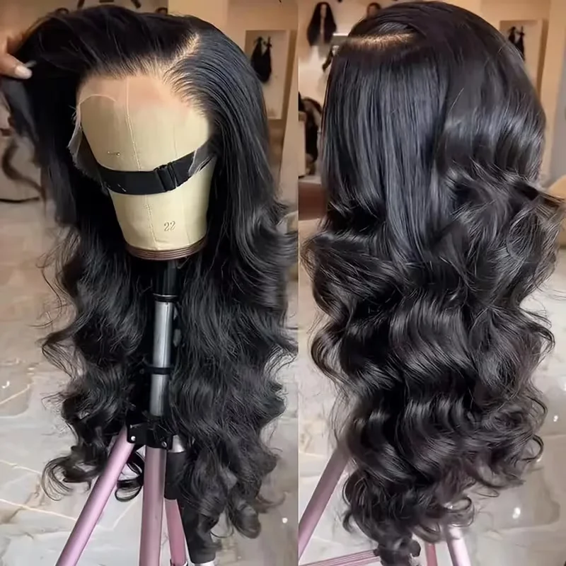 Perruques Lace Front Body Wave à 250 % de densité, en cheveux humains, 13x4 13x6, avec dentelle HD, pré-épilées, 100 % brésiliennes