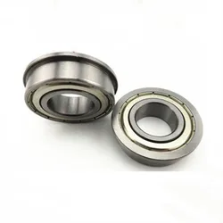2pcs F6800ZZ F6801ZZ F6802ZZ F6803ZZ F6804ZZ F6805ZZ 25x37x7mm Flange Thin Wall Ball Bearing Metal Shielded Flanged Bearings